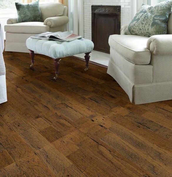 shaw distrassed hardwood flooring | Basin Flooring